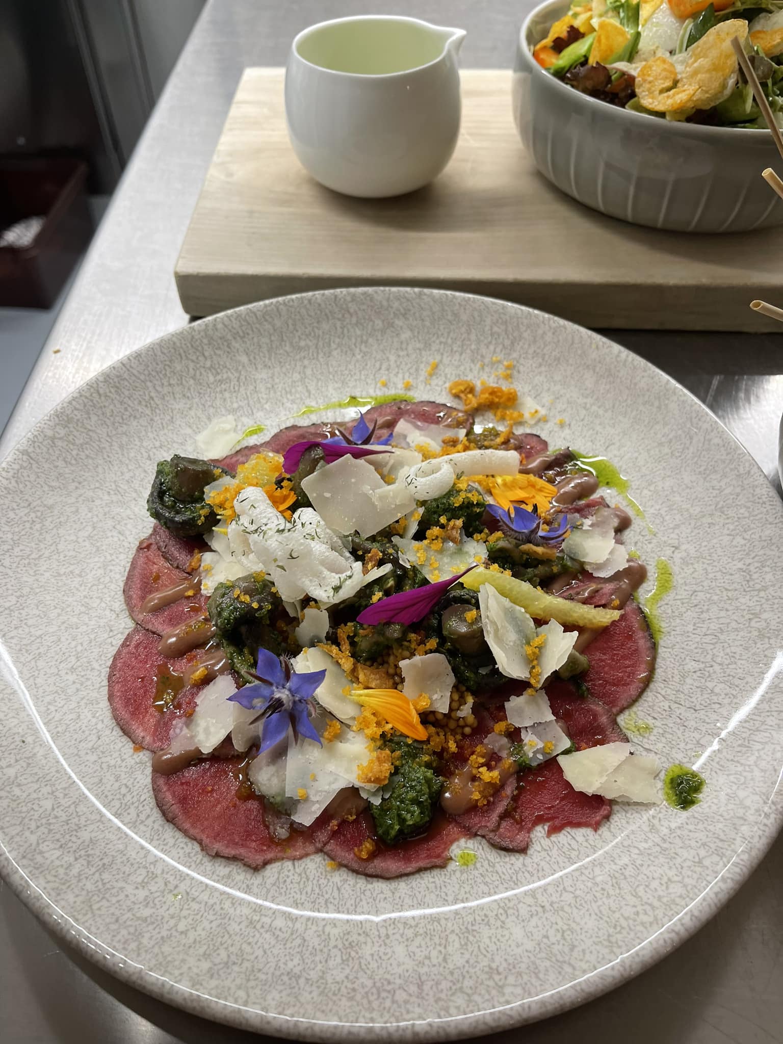 Tafelspitz-Carpaccio mit Parmesan